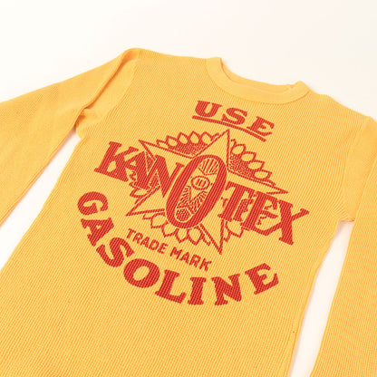 プリント サーマル ロングスリーブ Tシャツ