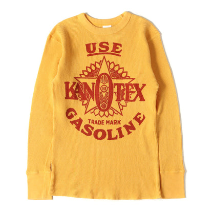 プリント サーマル ロングスリーブ Tシャツ