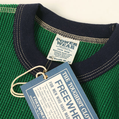 プリント 2トーン サーマル ロングスリーブ Tシャツ (POWER WEAR)