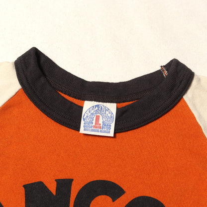 HANCOCK GASOLINE プリント 3トーン Tシャツ
