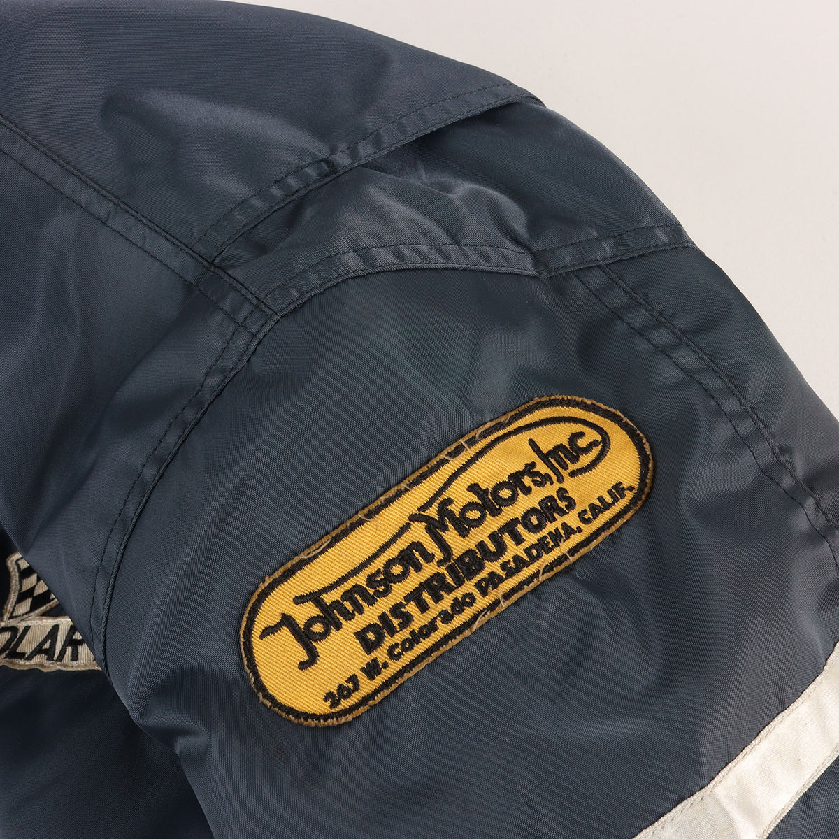 [雰囲気抜群] 00s ワッペン付き レーシング ジャケット Johnson Motors / BECK