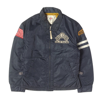 [雰囲気抜群] 00s ワッペン付き レーシング ジャケット Johnson Motors / BECK