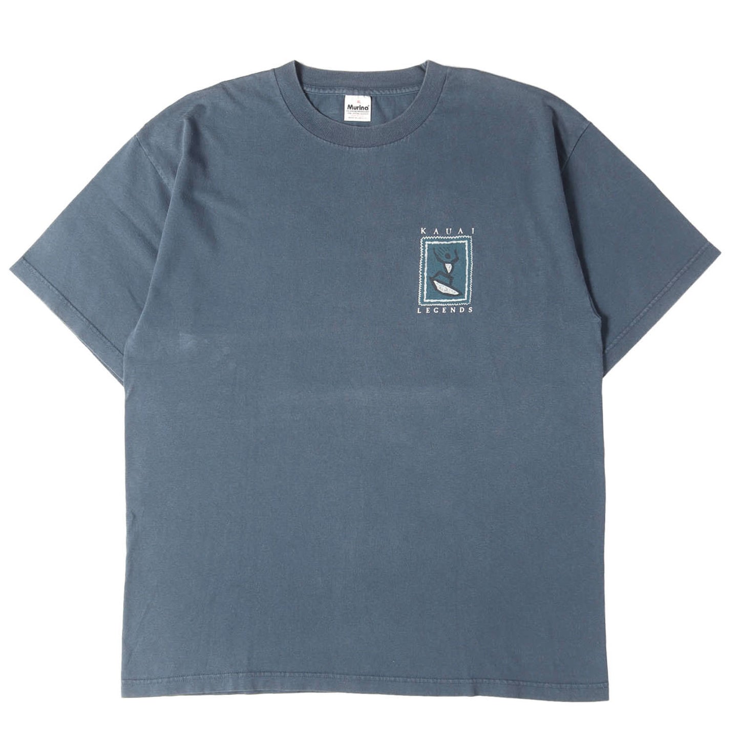 [Goodデザイン] 90s KAUAI LEGENDS アイコンプリント Tシャツ / USA製 Murina