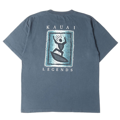 [Goodデザイン] 90s KAUAI LEGENDS アイコンプリント Tシャツ / USA製 Murina