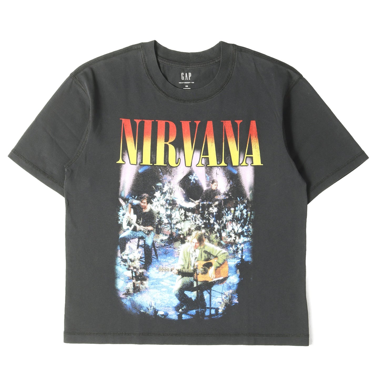 25SS ×NIRVANA ヴィンテージ加工 Tシャツ