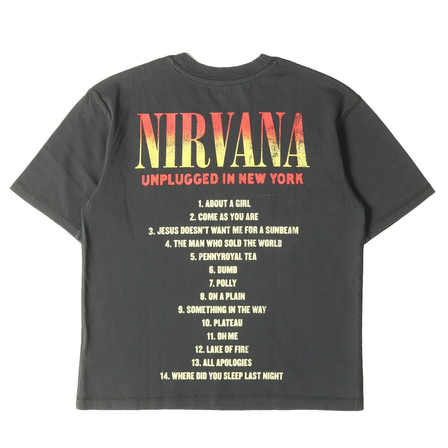 25SS ×NIRVANA ヴィンテージ加工 Tシャツ