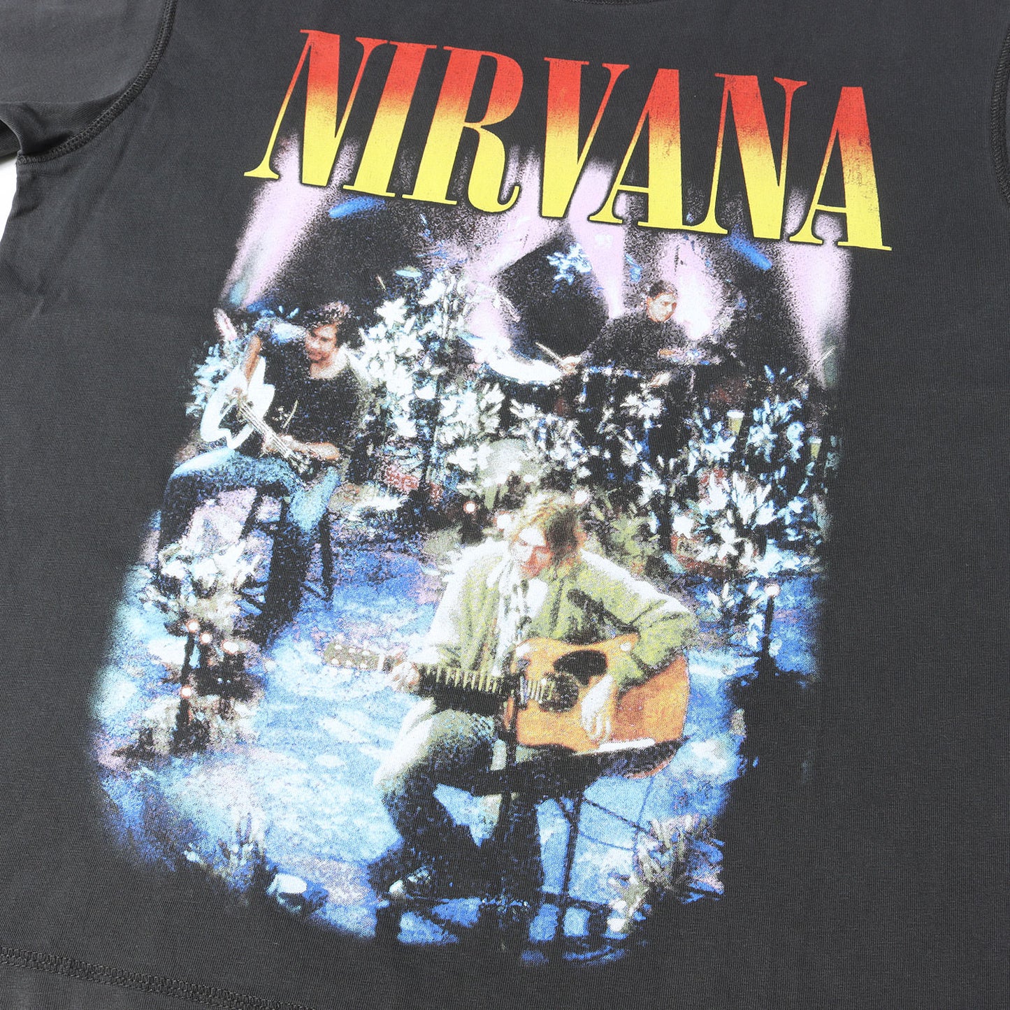25SS ×NIRVANA ヴィンテージ加工 Tシャツ