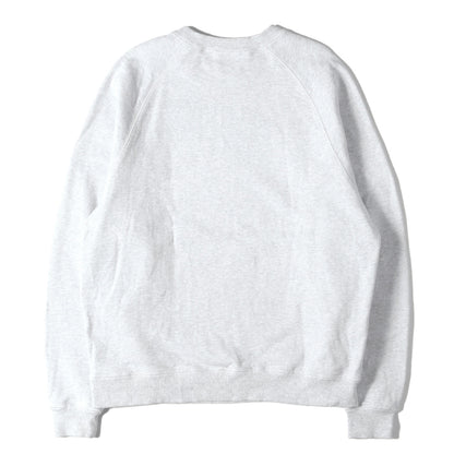 [現行モデル] 無地 ラグラン クルーネック スウェット (POWER-SWEAT)