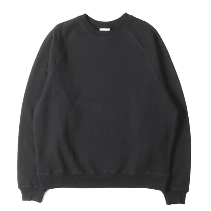[現行モデル] 無地 ラグラン クルーネック スウェット (POWER-SWEAT)