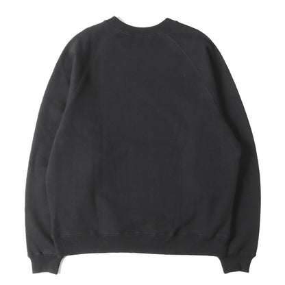 [現行モデル] 無地 ラグラン クルーネック スウェット (POWER-SWEAT)