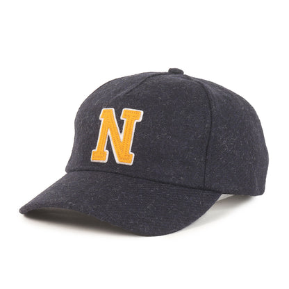 25AW Nアップリケロゴ ウール 6パネルキャップ