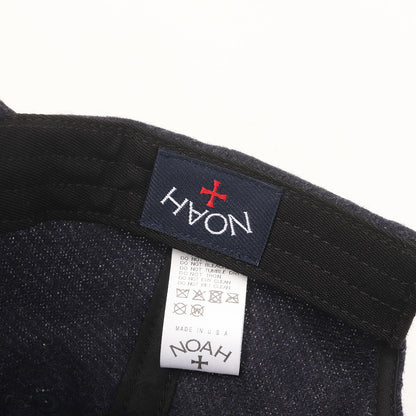 25AW Nアップリケロゴ ウール 6パネルキャップ