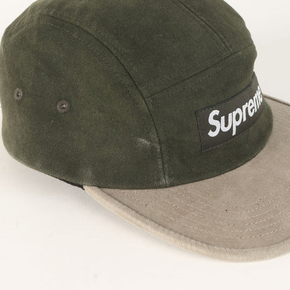 25AW 2トーン モールスキン BOXロゴ キャンプキャップ(2-Tone Moleskin Camp Cap)