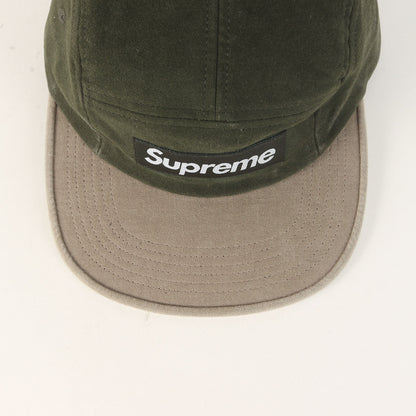 25AW 2トーン モールスキン BOXロゴ キャンプキャップ(2-Tone Moleskin Camp Cap)