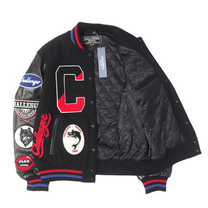24AW 15周年記念 袖レザー メルトン スタジャン / バーシティジャケット(15th VARSITY JACKET)