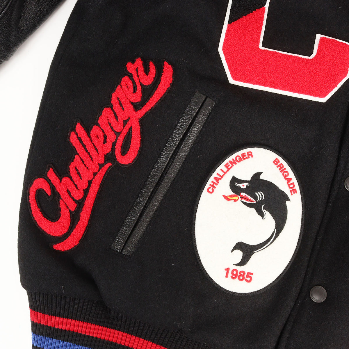 24AW 15周年記念 袖レザー メルトン スタジャン / バーシティジャケット(15th VARSITY JACKET)