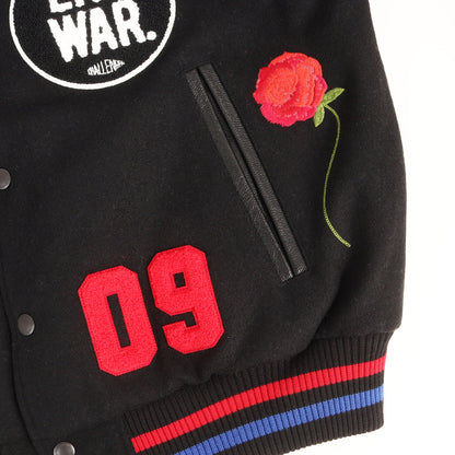 24AW 15周年記念 袖レザー メルトン スタジャン / バーシティジャケット(15th VARSITY JACKET)
