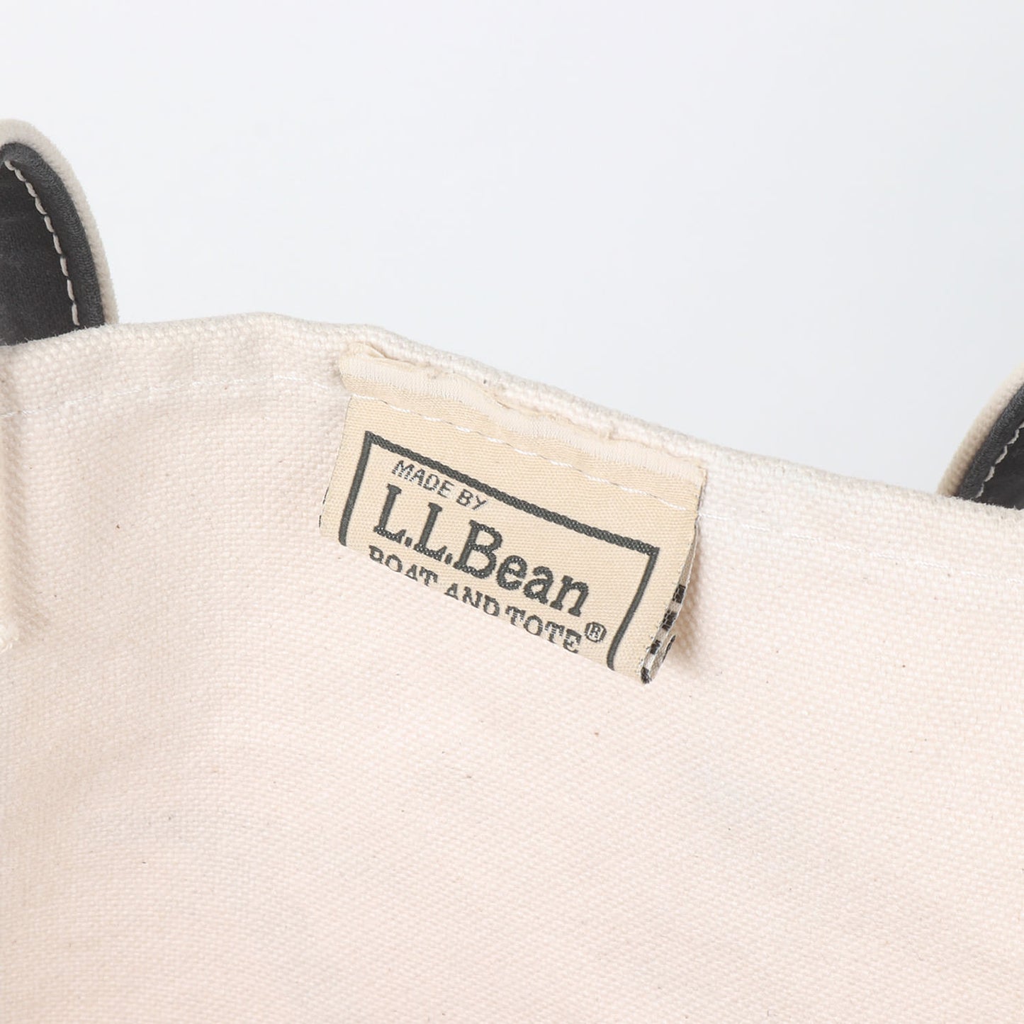 ×L.L.Bean フェード加工 リバーシブル キャンバス トートバッグ(Solid Boat And Tote Large Fade)