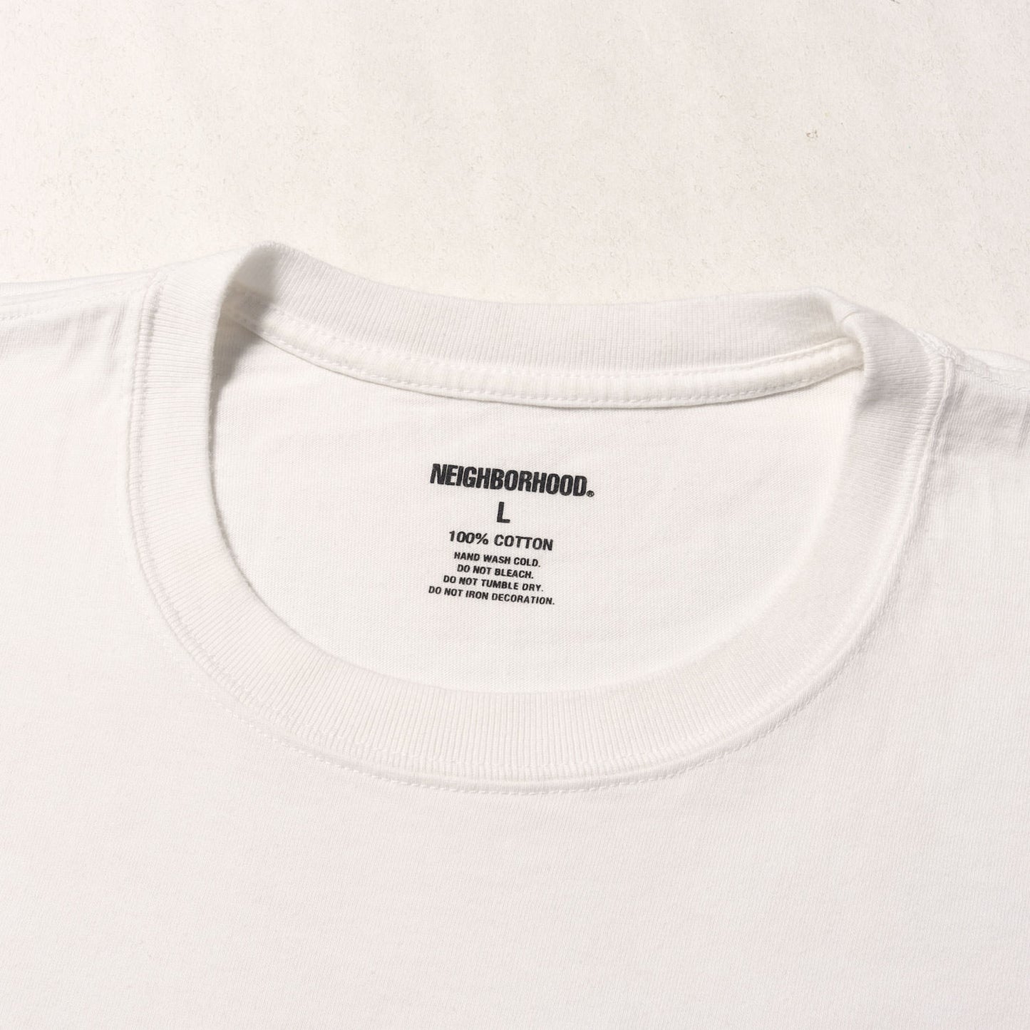 ブランドロゴ刺繍 クルーネック Tシャツ