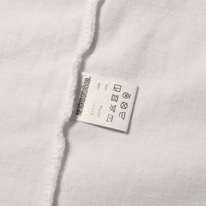 ブランドロゴ刺繍 クルーネック Tシャツ
