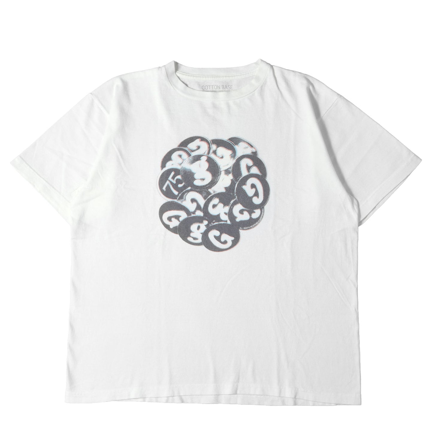 00s 缶バッチ グラフィック Tシャツ