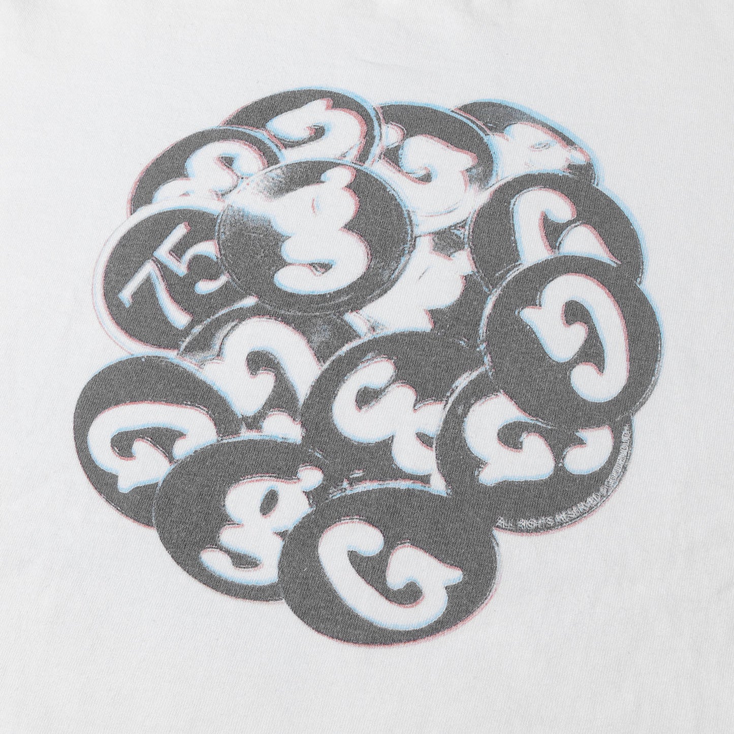 00s 缶バッチ グラフィック Tシャツ