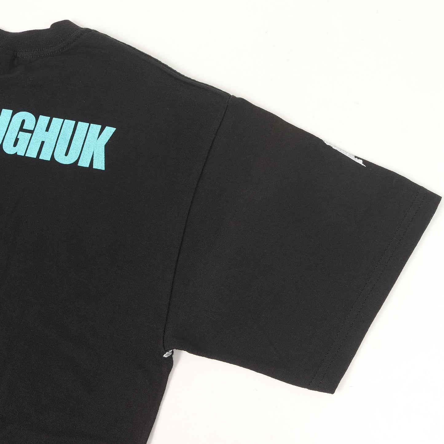 00s GOODENOUGHUK 背ロゴ ゼブラ柄プリント Tシャツ(デッドストック)