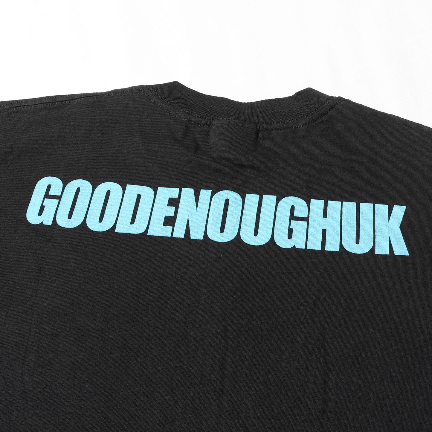 00s GOODENOUGHUK 背ロゴ ゼブラ柄プリント Tシャツ(デッドストック)