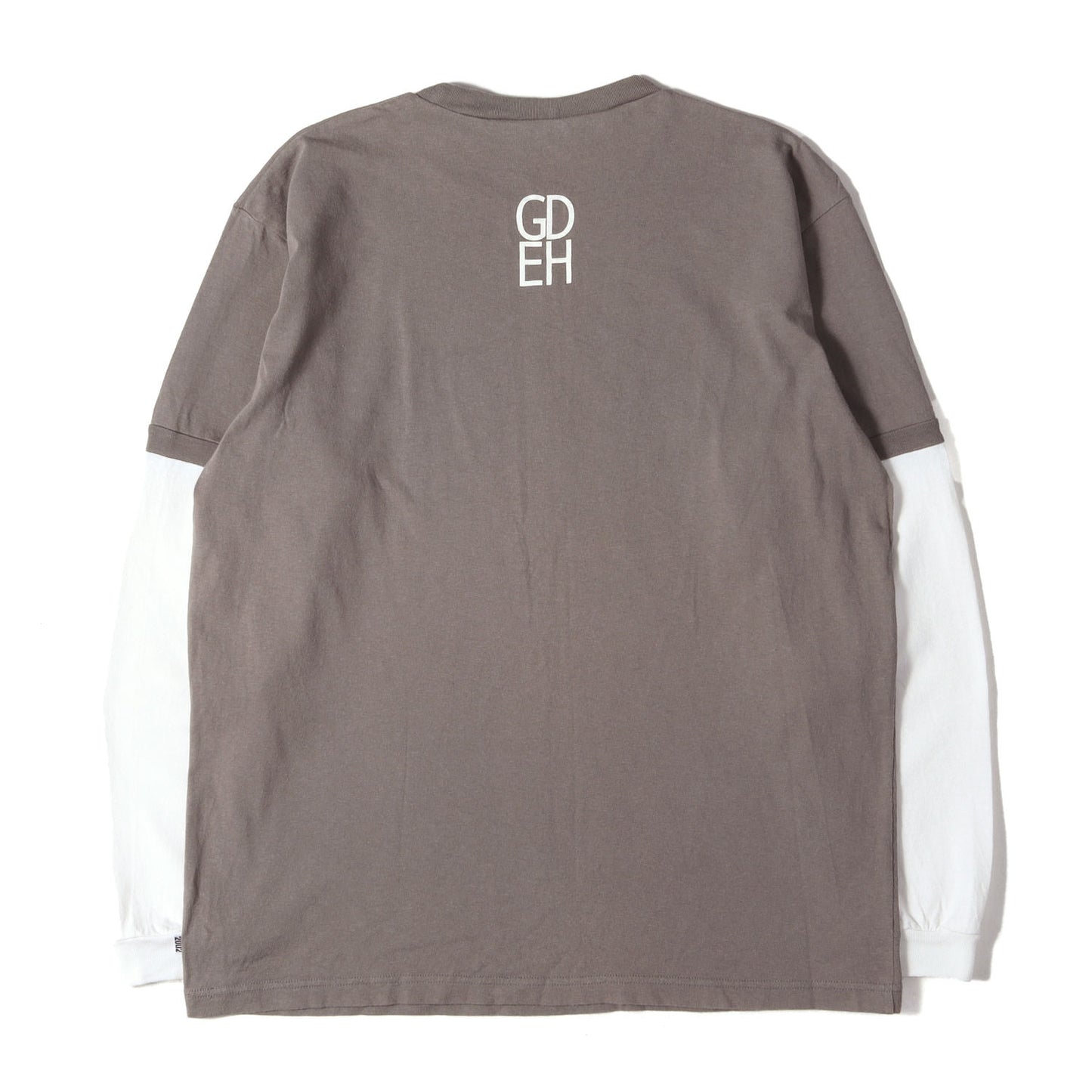 00s GDEHロゴ 切替し ロングスリーブ Tシャツ