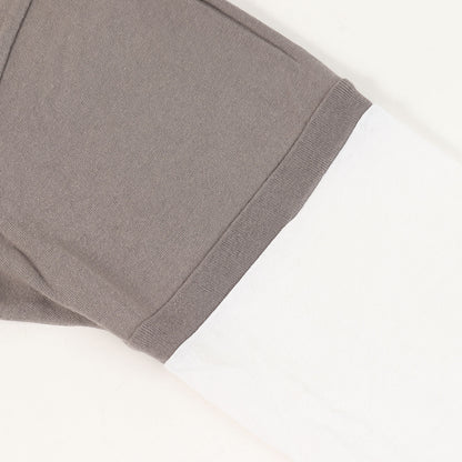 00s GDEHロゴ 切替し ロングスリーブ Tシャツ