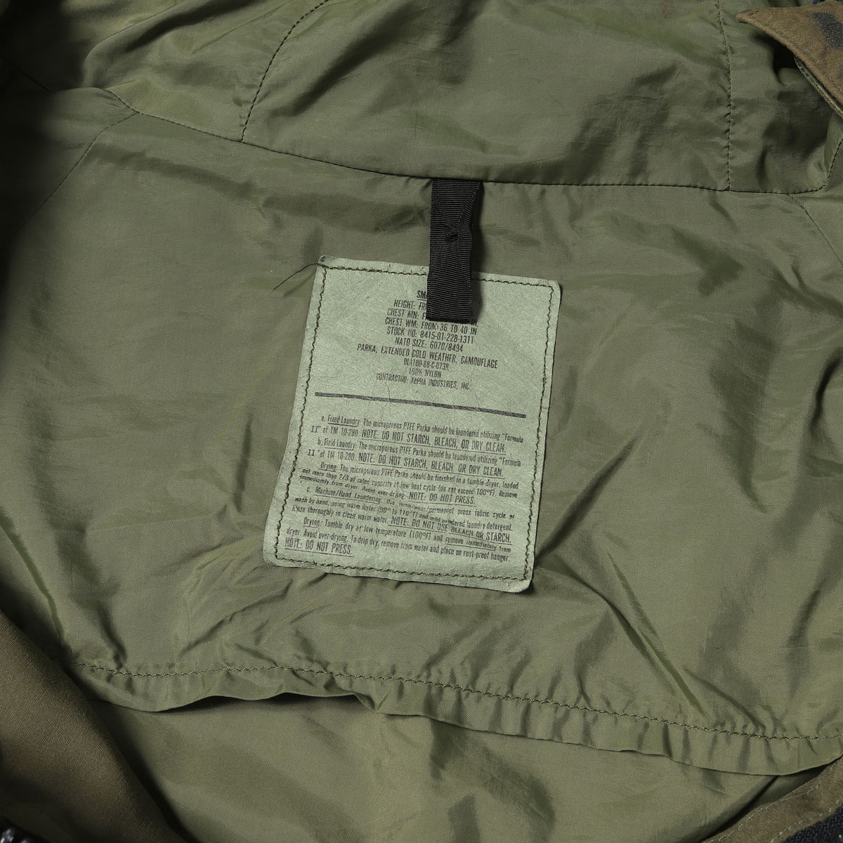 80s 米軍実物 1st 前期型 GORE-TEX ECWCS GEN I ウッドランドカモパーカー