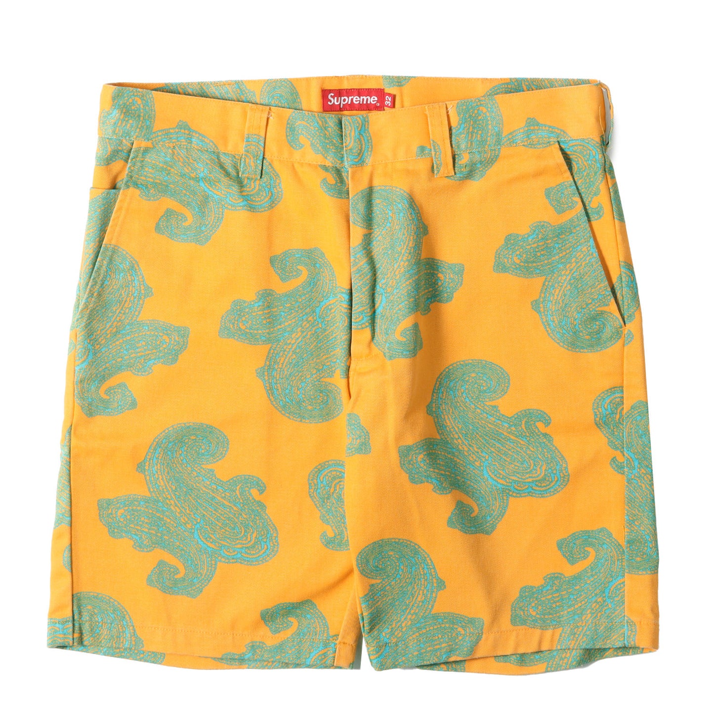ペイズリー柄 T/Cツイル ワークショーツ(Paisley Work Short)