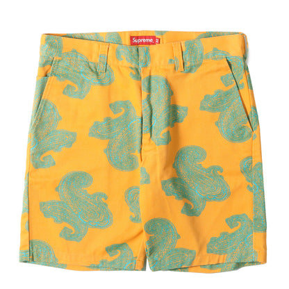 ペイズリー柄 T/Cツイル ワークショーツ(Paisley Work Short)