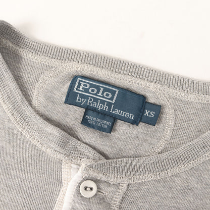 ヘンリーネック ロングスリーブ Tシャツ
