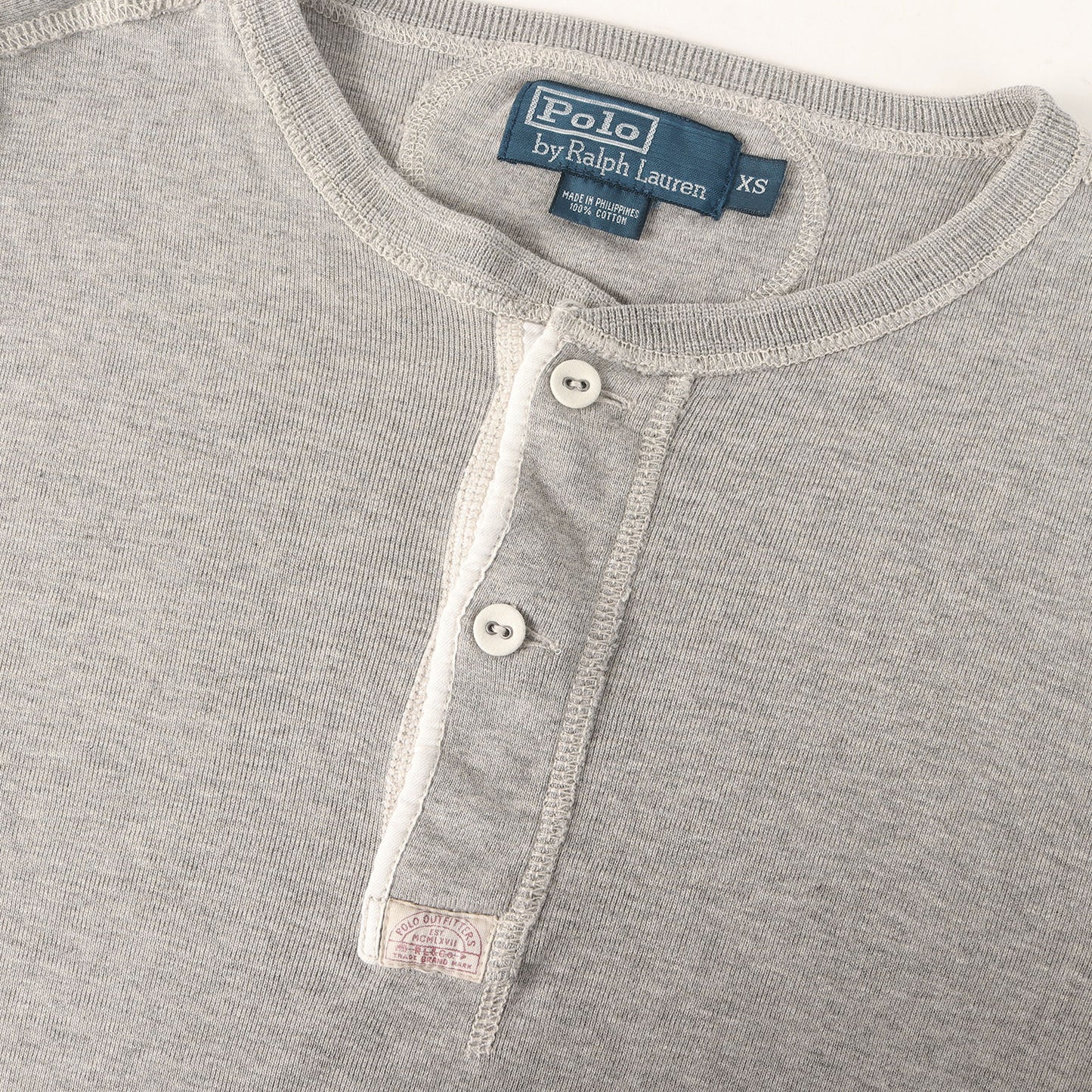 ヘンリーネック ロングスリーブ Tシャツ