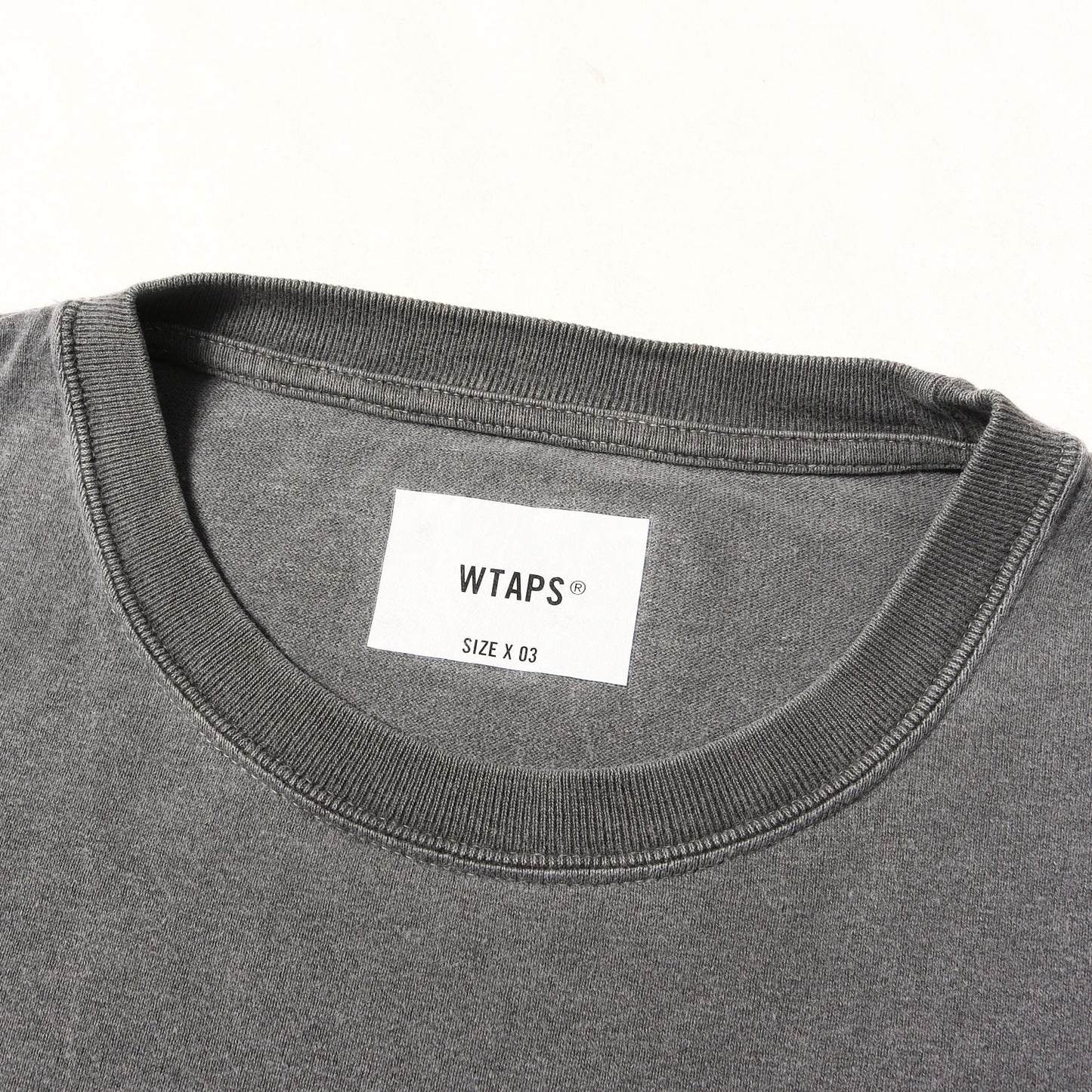 23SS オーバーダイ加工 ロングスリーブ Tシャツ(AII 02 / LS / COTTON. SIGN)