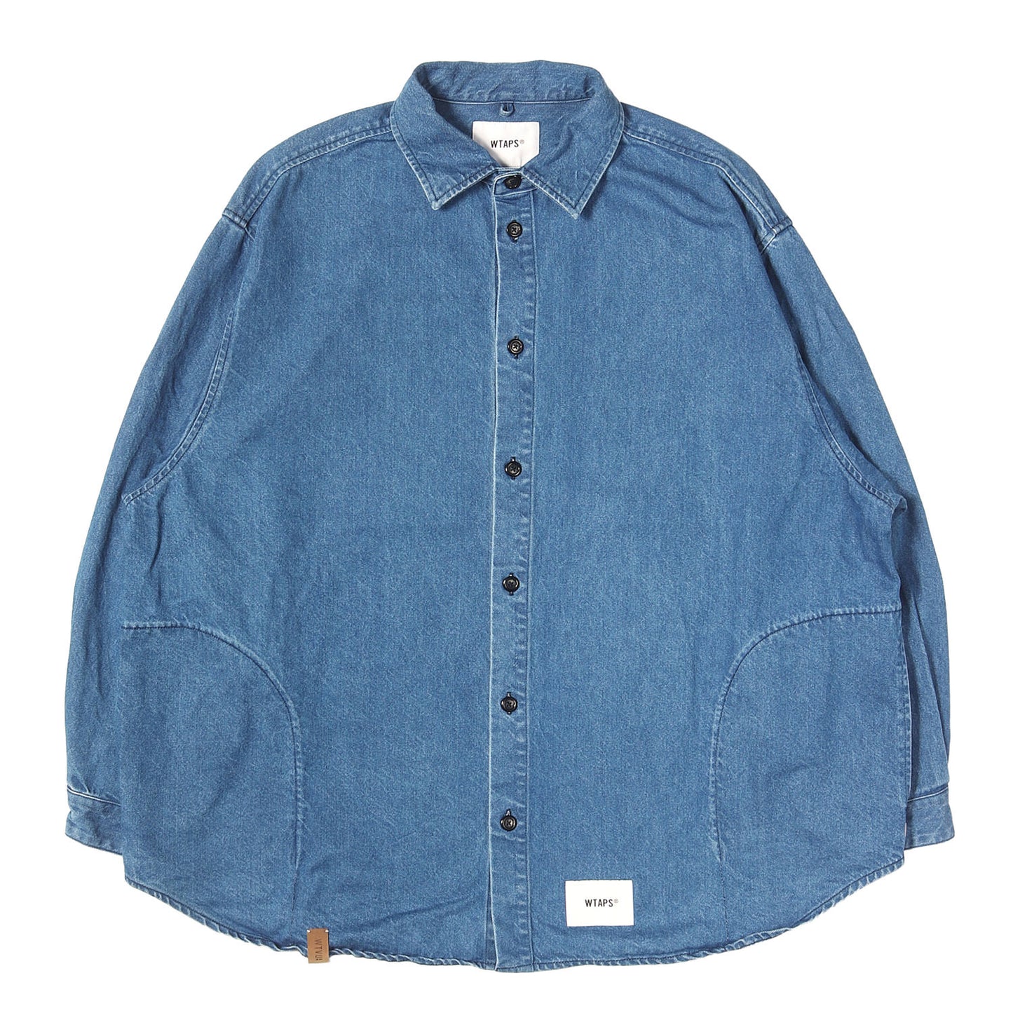 24SS オーバーサイズ ウォッシュド デニムシャツ(WCPO 02 / LS / COTTON. DENIM)