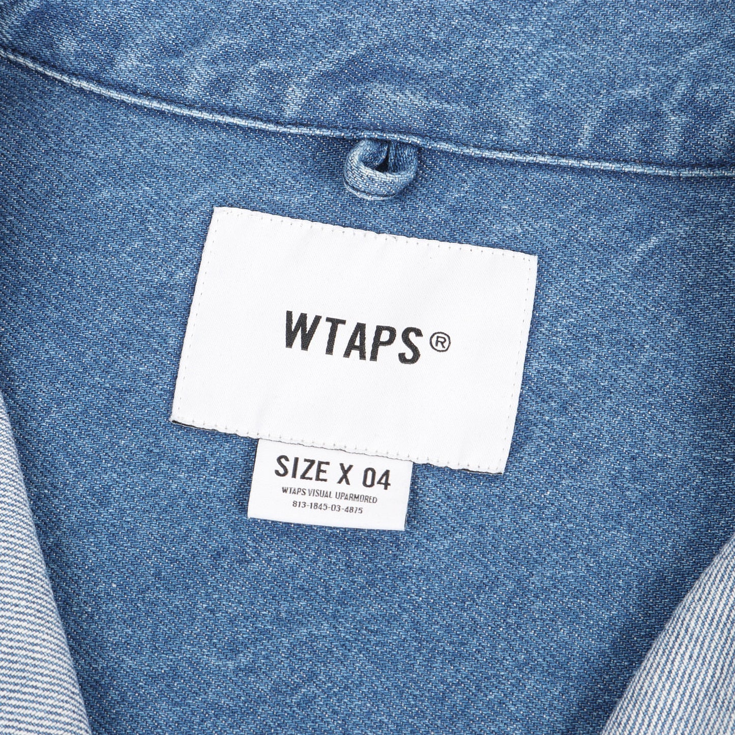 24SS オーバーサイズ ウォッシュド デニムシャツ(WCPO 02 / LS / COTTON. DENIM)