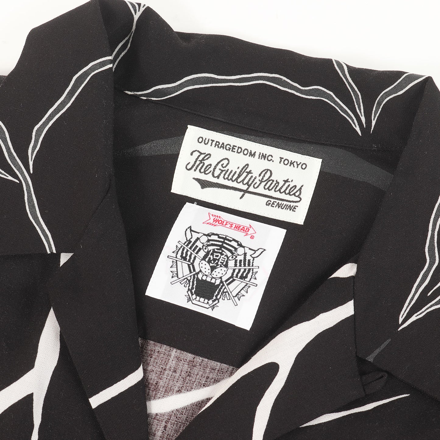 21AW ×WOLF'S HEAD スパイダーウェブ ハワイアンシャツ / アロハシャツ(S/S HAWAIIAN SHIRT)