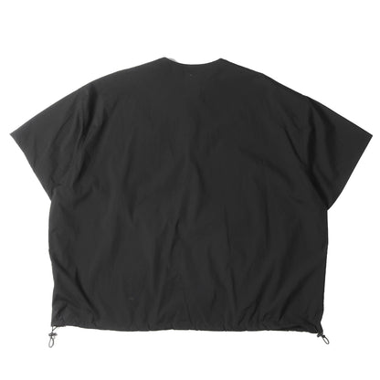 23SS ストレッチナイロン ハーフジップ プルオーバー 半袖シャツ(HALF ZIP NYLON SHIRT)