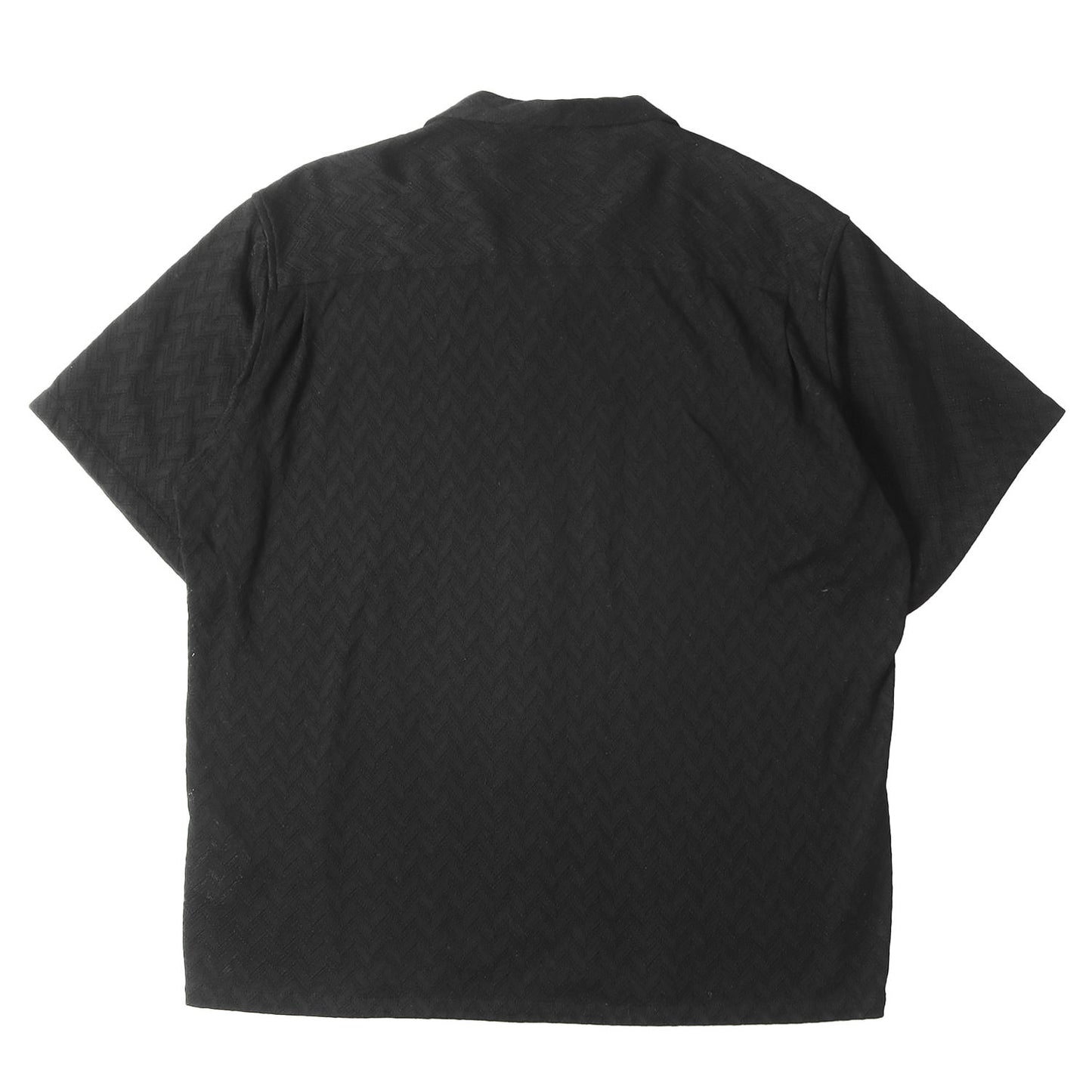 25SS メッシュ ヘリンボーンジャガード オープンカラー 半袖シャツ(TXT / SS / CTPL. HERRINGBONE. TEXTILE)