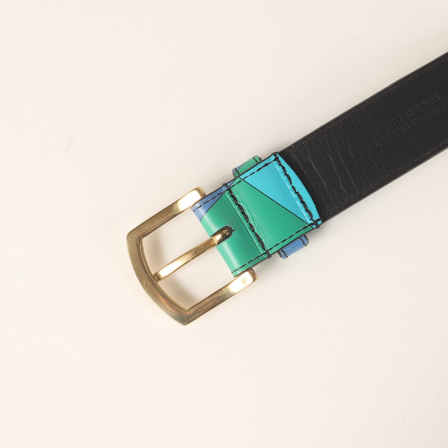 21SS ×Emilio Pucci アーカイブ柄 レザーベルト(Belt)
