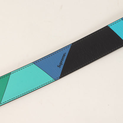 21SS ×Emilio Pucci アーカイブ柄 レザーベルト(Belt)