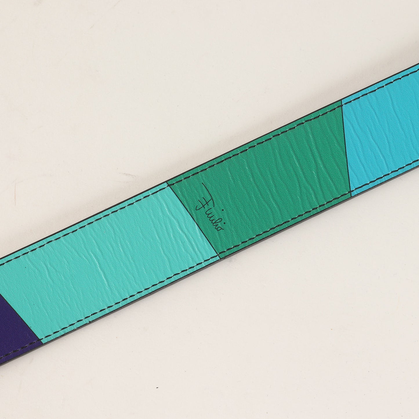 21SS ×Emilio Pucci アーカイブ柄 レザーベルト(Belt)