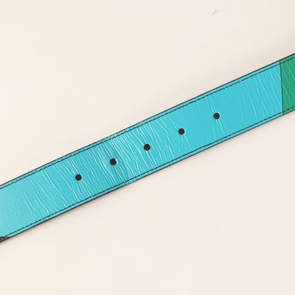 21SS ×Emilio Pucci アーカイブ柄 レザーベルト(Belt)