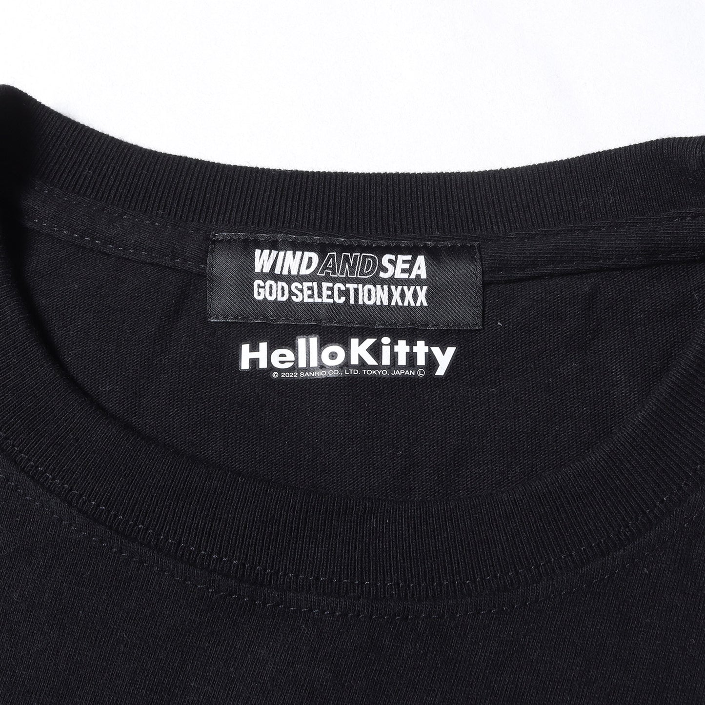 22AW ×GOD SELECTION XXX ×Hello Kitty キティちゃん ロングスリーブ Tシャツ