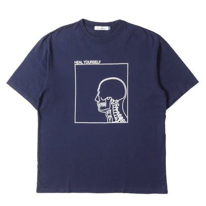 HEAL YOURSELF スカル プリント Tシャツ