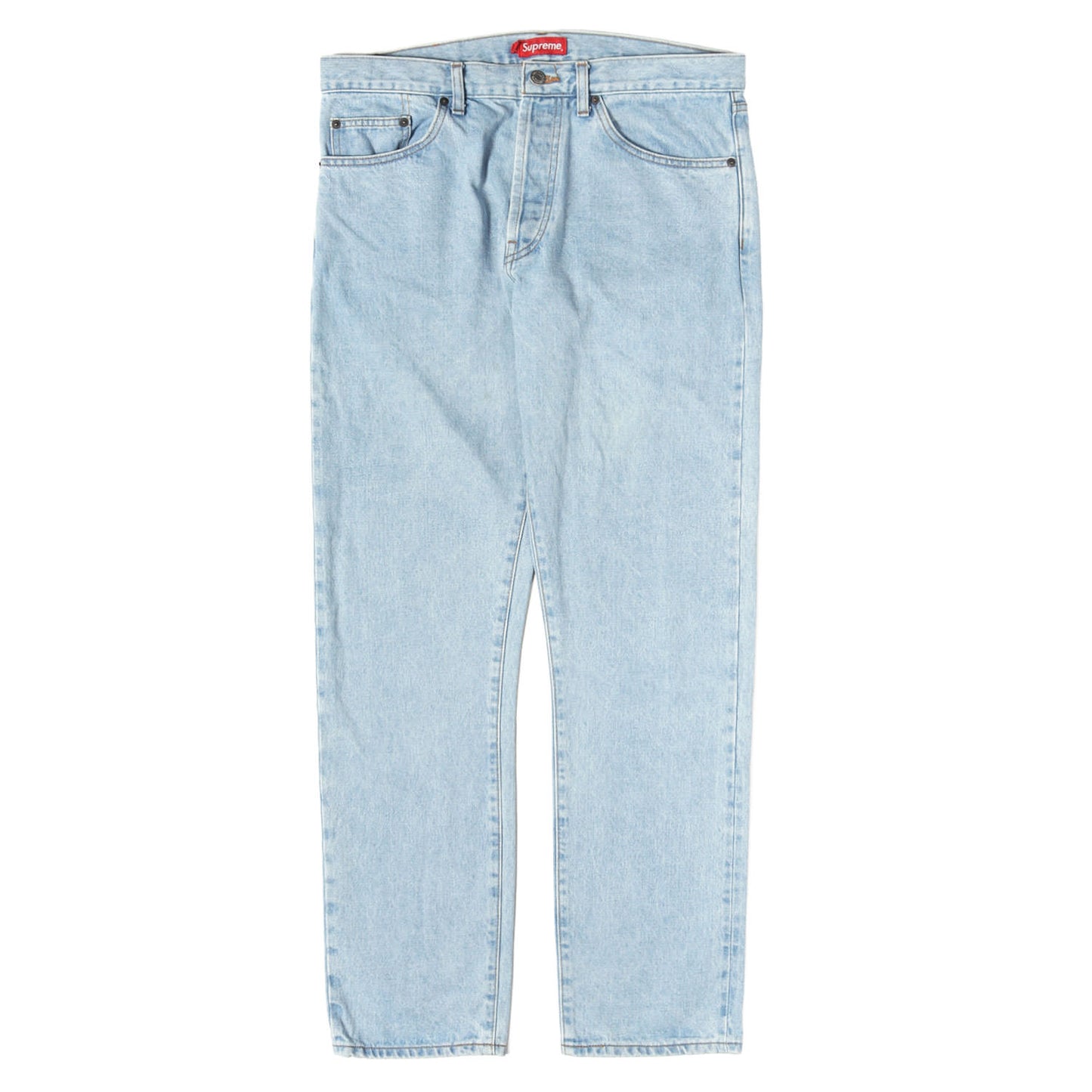ストーンウォッシュ加工 スリム デニムパンツ (Stone Washed Slim Jean)