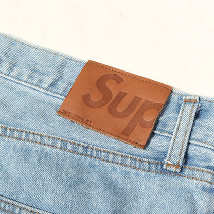 ストーンウォッシュ加工 スリム デニムパンツ (Stone Washed Slim Jean)