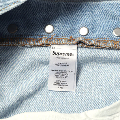 ストーンウォッシュ加工 スリム デニムパンツ (Stone Washed Slim Jean)
